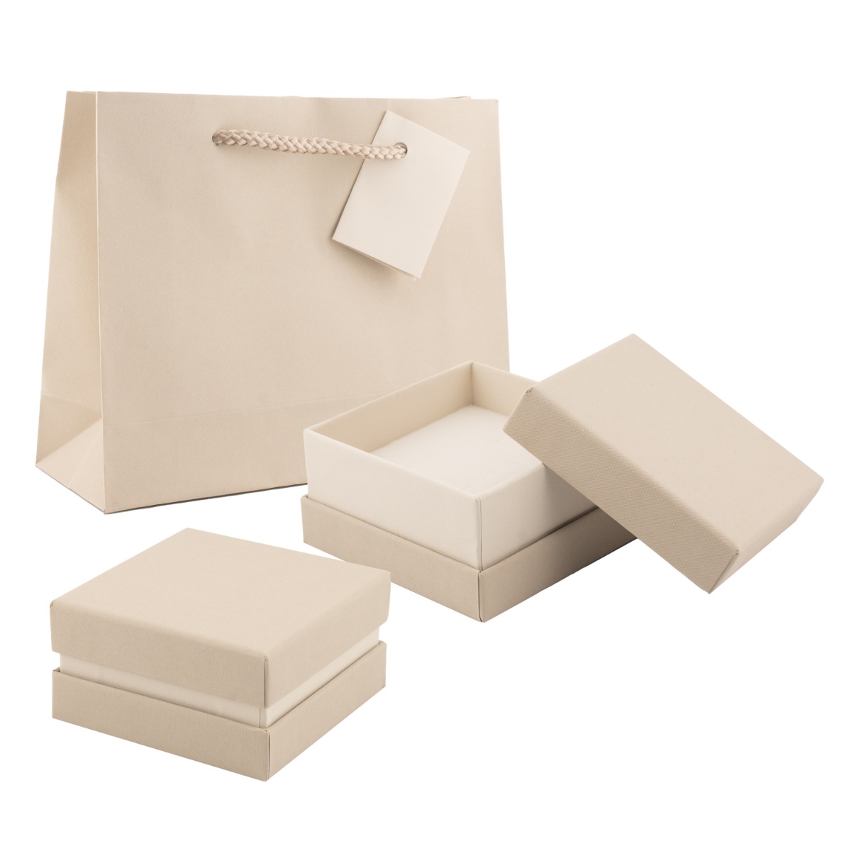 TOP ASTUCCIO 5X5 ORECCHINI+BUSTA