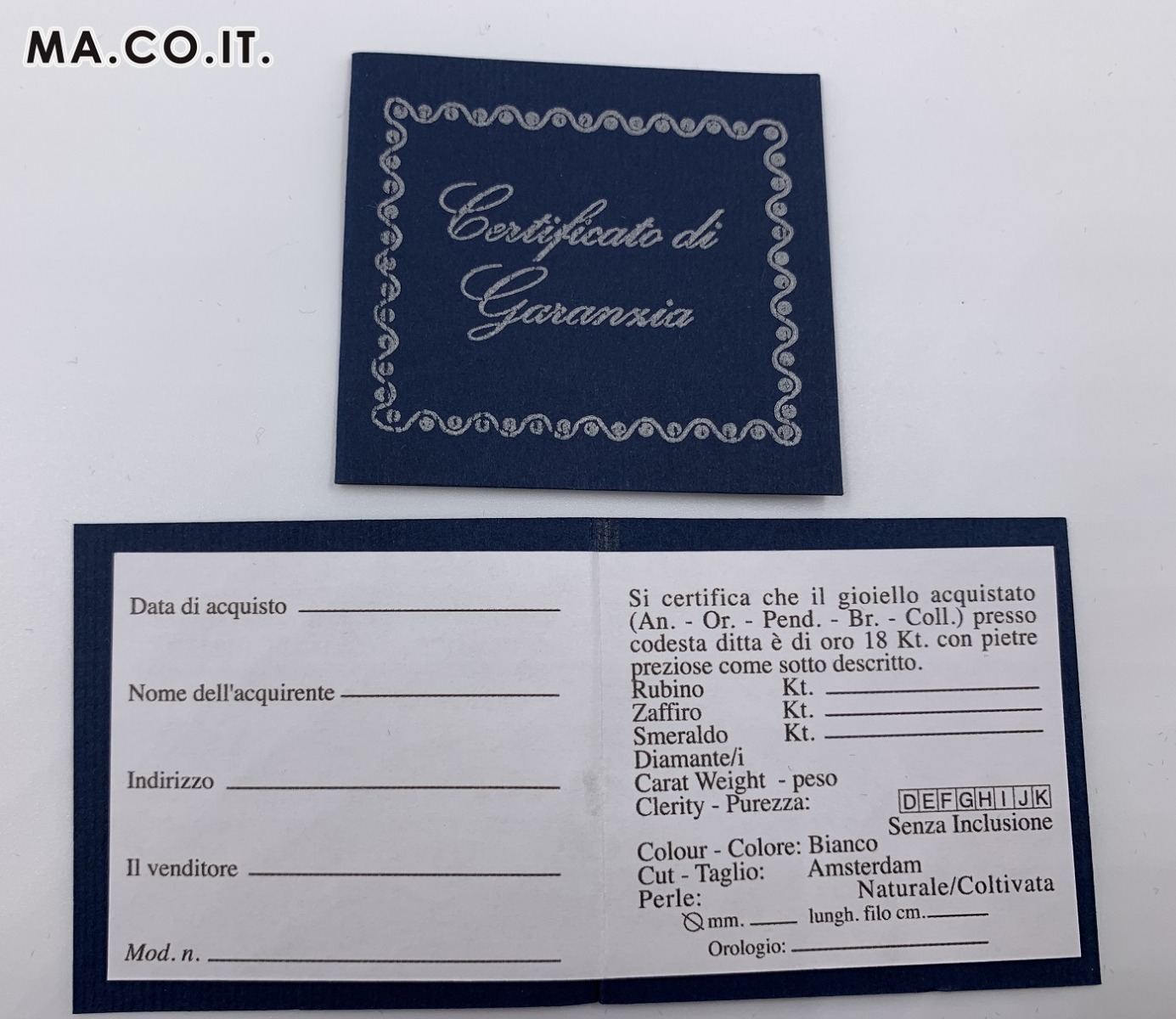 GARANZIA GENERICA PICCOLA