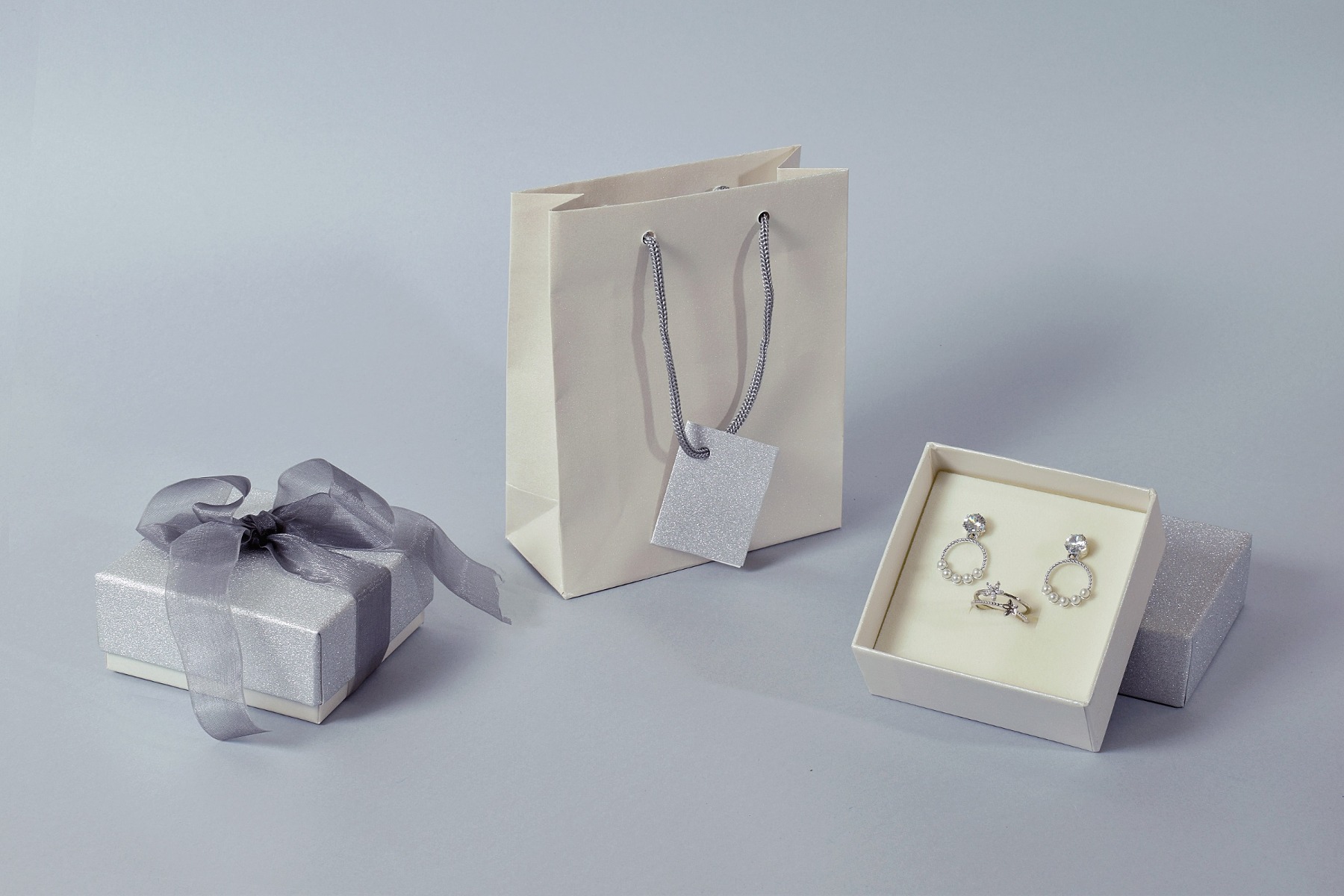 AMALFI ARGENTO / ROSSO ASTUCCIO 9X9 + BUSTA-0