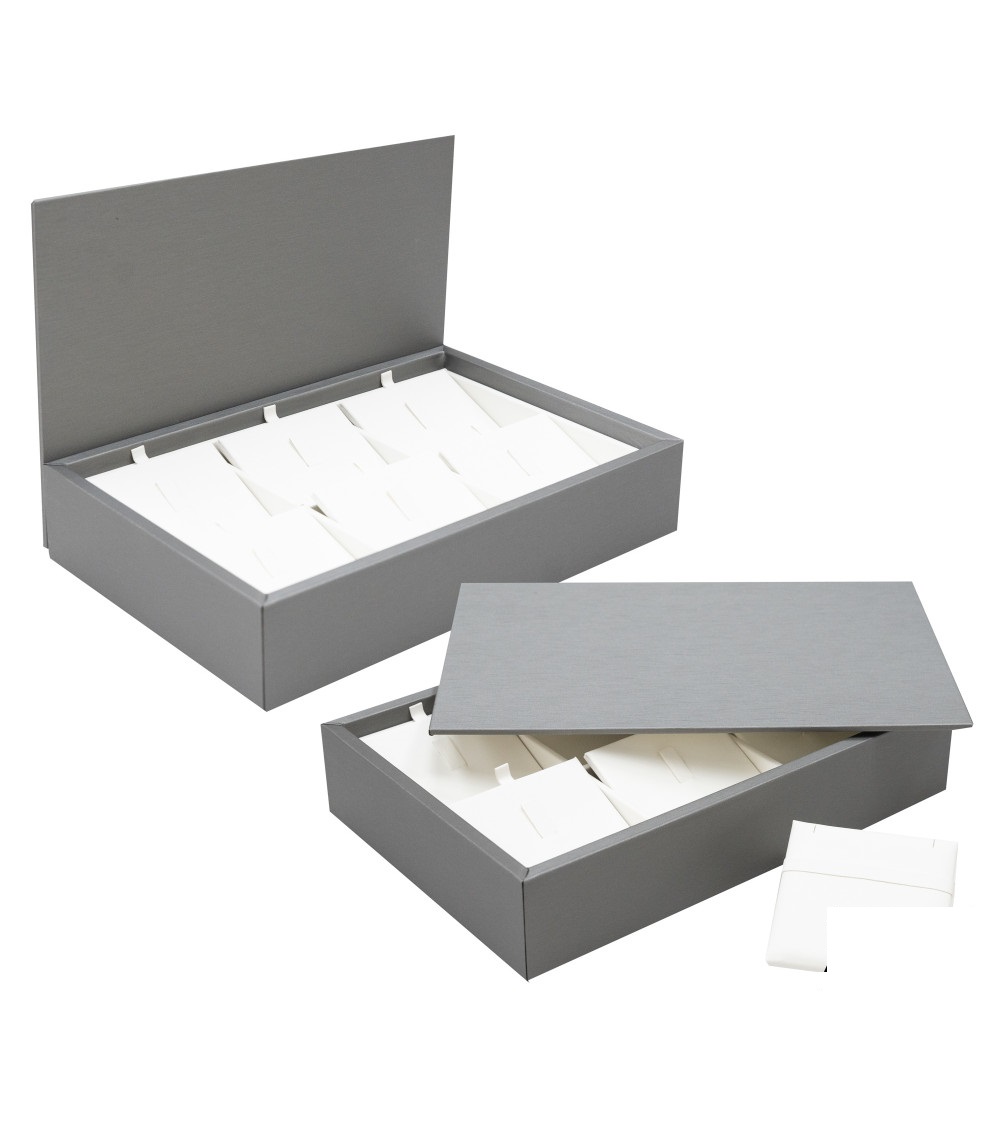 VASSOIO LUSSO 6 PENDENTI / ANELLI CON COPERCHIO-0