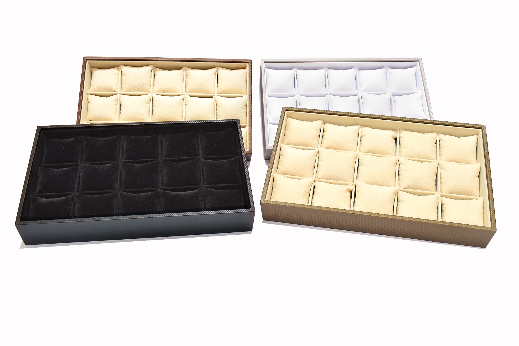 VASSOIO RIVESTITO 15 BUCHE CON CUSCINO-0