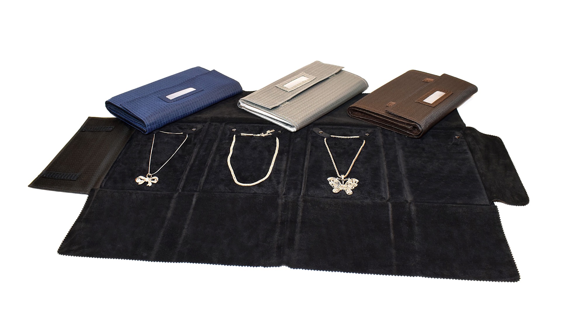 ROTOLO STOFFA 4 BASI PER COLLANA-0