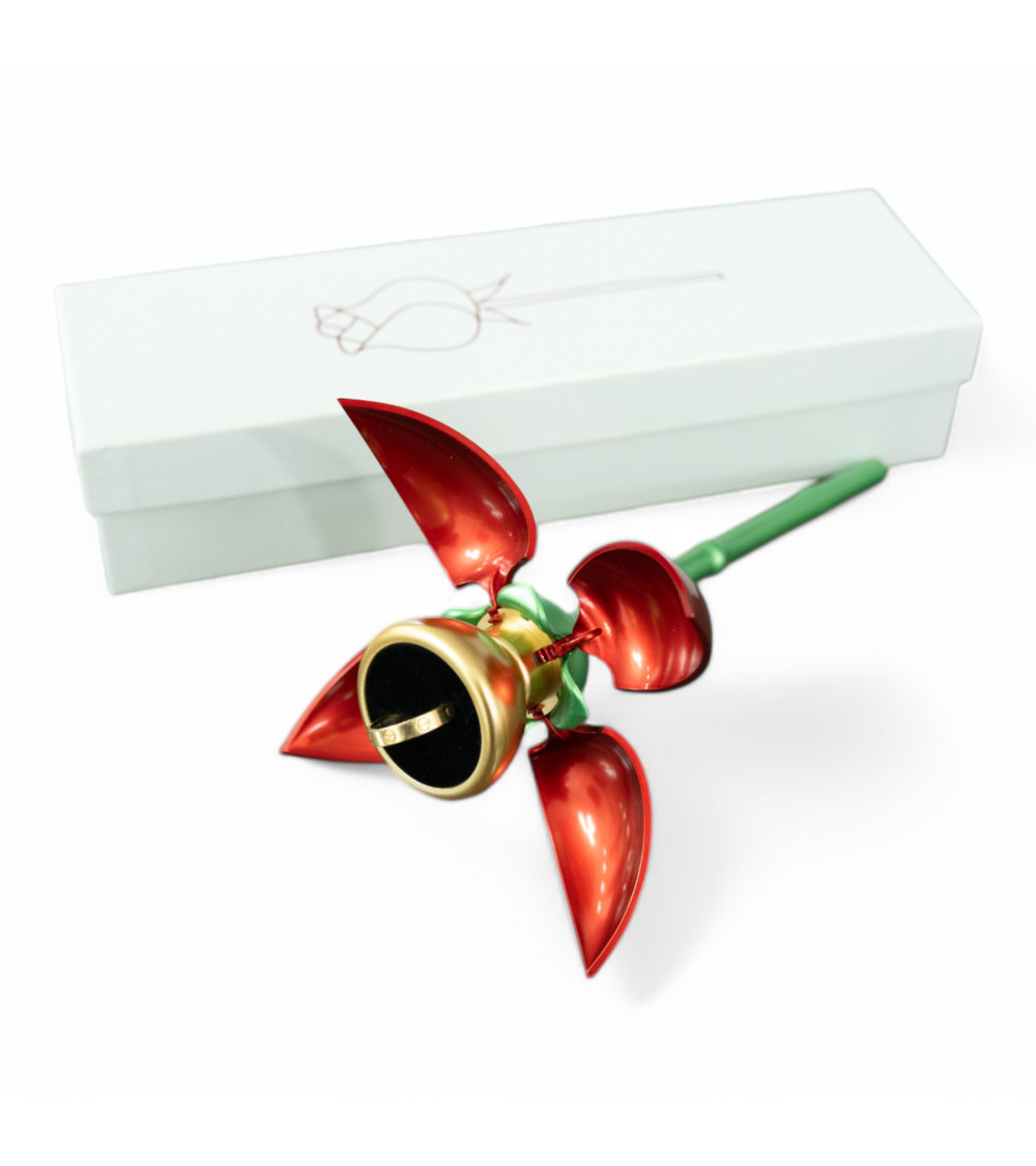 ASTUCCIO ROSA CON STELO-2617 ASTUCCIO ROSA CON STELO-2617